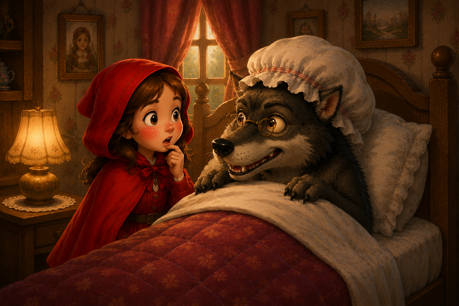 Caperucita frente al lobo